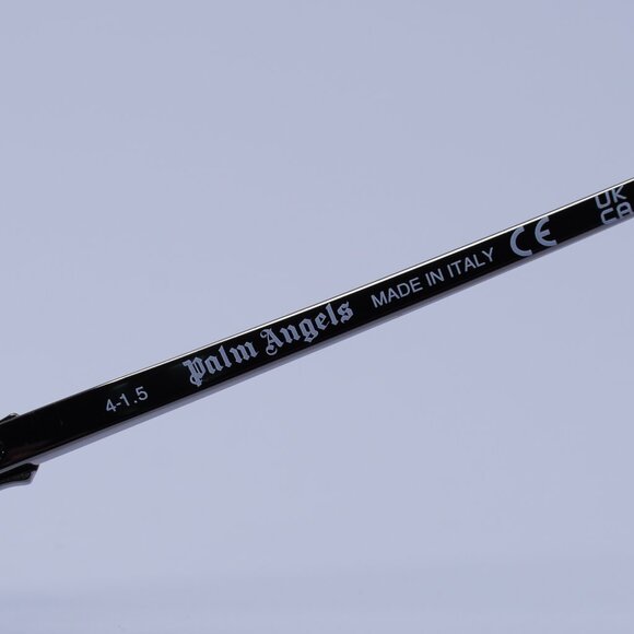 Palm Angels PERI10H CRYSTAL 1007 Sunglasses Gunmetal Oval Frame, Blue Lenses - Picture 7 of 10